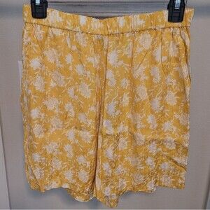 Rag and Bone Maye Yellow Floral Shorts